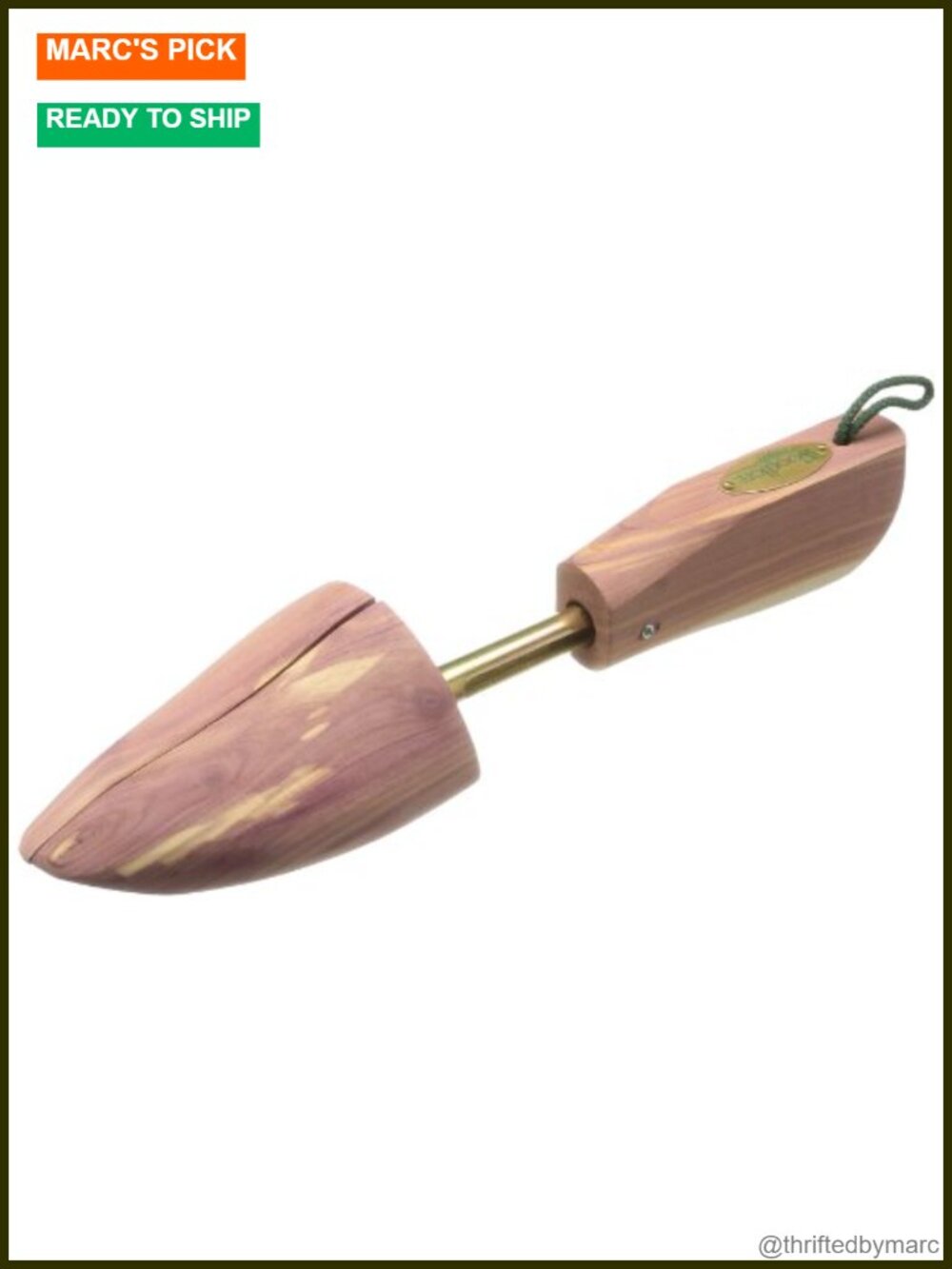 Aromatic Cedar Adjustable Shoe Tree Pair for Men's Shoe Care